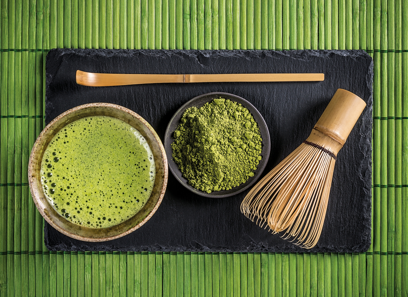 Luxury food Matcha tea Private Jet Coach